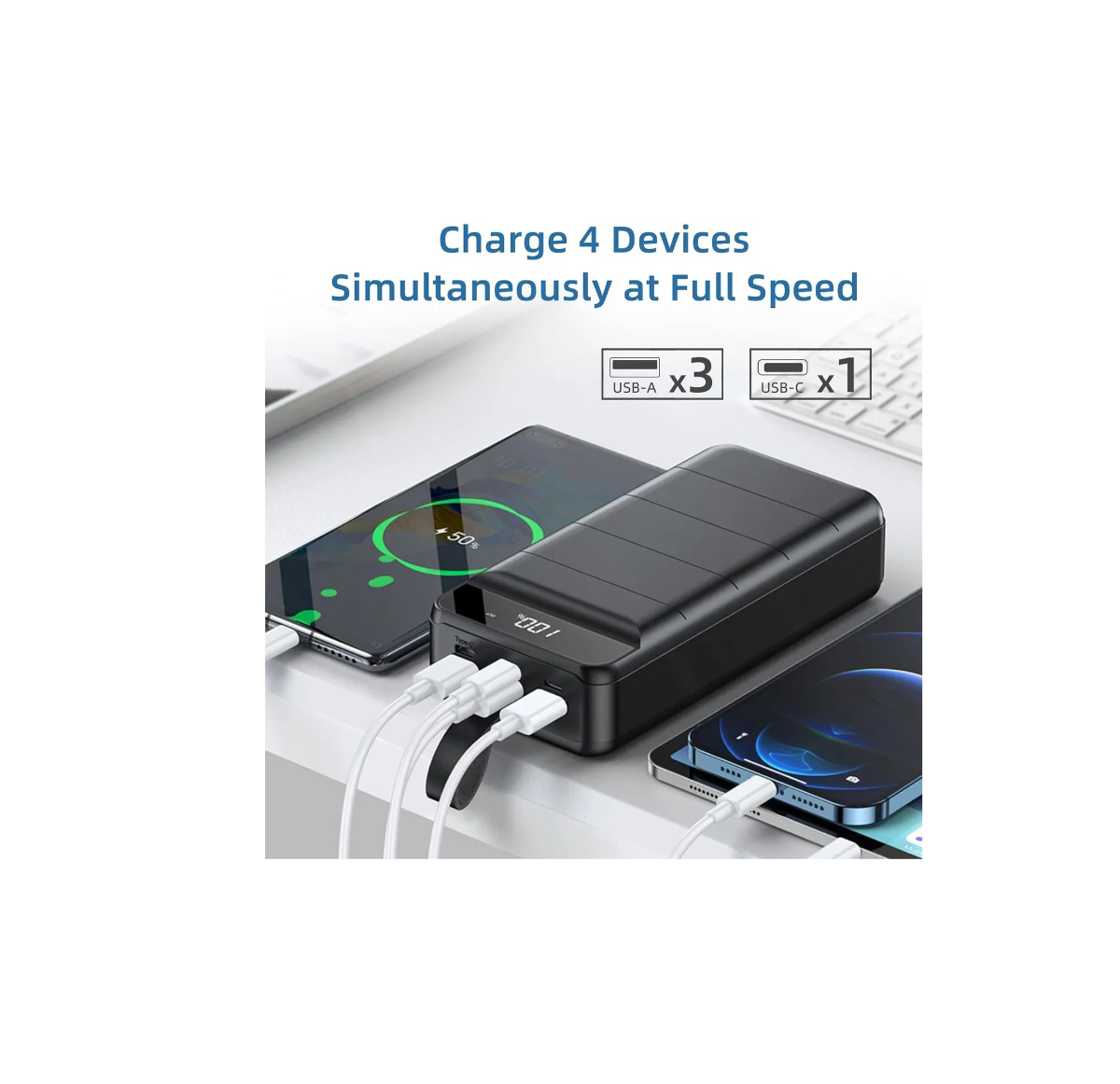 power Bank 50000 Mah Carga Rapida