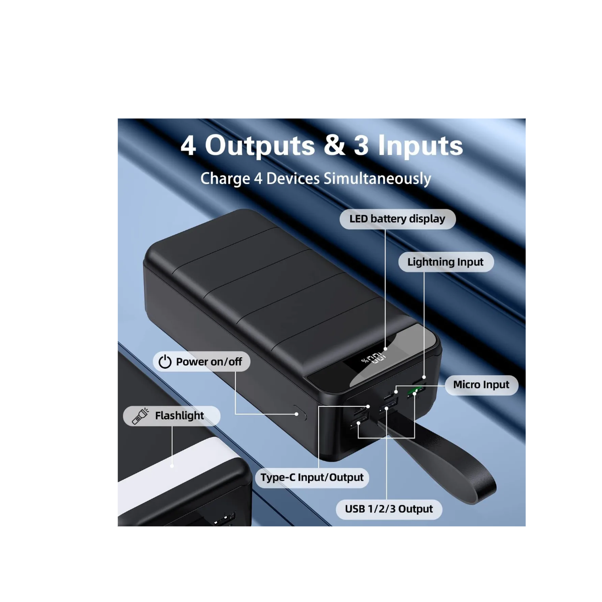 power Bank 50000 Mah Carga Rapida